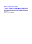 Manuel d`utilisation de l`Intel® Entry Storage System SS4200-E
