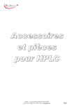 Catalogue HPLC