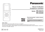 RR-XS410 RR-XS400 - Panasonic Canada