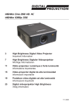 HIGHlite Cine 260 HB, HC HIGHlite 1080p 330