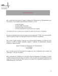 EN CONSEQUENCE DE QUOI, IL A ETE CONVENU CE QUI