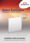 Actua EcoConso Notice d`utilisation