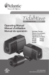 Operating Manual Manuel d`utilisation Manual de operaci&oacute;n