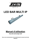 LED BAR MULTI IP Manuel d`utilisation