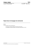 [U1.03.01] Superviseur et langage de commande