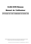 Guide d`utilisation DVR CPCAM
