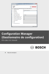 Configuration Manager - Bosch Security Systems
