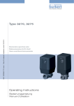 Operating Instructions Type 3270, 3275