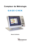 Compteur de M&eacute;trologie GAGE-CHEK