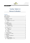 TwoNav Tablet 2.2 Manuel d‟utilisation