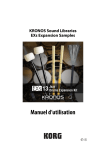 EXs13 Jazz Drums Expansion Kit Manuel d`utilisation