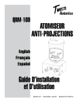 Atomiseur Anti-projections Guide D`installation et D`utilisation