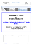 programme de sûrete - General Aviation Genossenschaft Basel