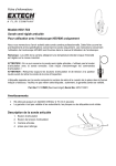 Fiche d`informations Mod&egrave;le HDV-TX2 Sonde semi