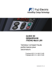GUIDE DE D&Eacute;MARRAGE FRENIC-Multi LM1 Variateur compact