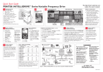 Quick Start Guide PENTEK INTELLIDRIVE™ Series Variable