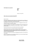 Probl&egrave;mes sur les g&eacute;n&eacute;rateurs de dialyse FRESENIUS