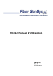 FD322 Manuel d`Utilisation