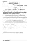 URGENT – Notification de sécurité produit Valeur