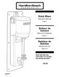 Batteur de boisson Drink Mixer Batidora de Bebidas