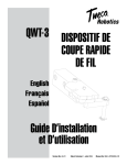 Dispositif De coupe rapiDe De fil Guide D`installation et D`utilisation