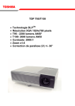 TDP T95/T100 • Technologie DLP • Résolution XGA