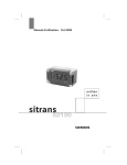 Manuel SITRANS RD100