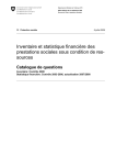 Catalogue des questions &raquo;.