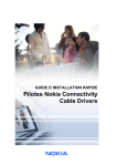 Quick Guide for Installing Nokia Connectivity Cable Drivers