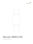 Meraki MR62/66 - Cloud Distribution