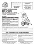 OPERATOR`S MANUAL