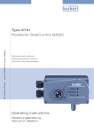 Operating Instructions Type 8791 Positioner SideControl BASIC