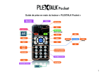 Guide de prise en main du lecteur « PLEXTALK Pocket »