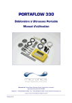 PORTAFLOW 330 - Débitmètres à Ultrasons