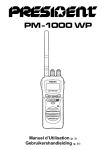 PM-1000 WP FR NE.PMD - Groupe President Electronics