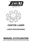 CENTOR LASER MANUEL D`UTILISATION