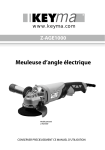 Z-AGE1000 - Meuleuse d`angle &eacute;lectrique 1050W