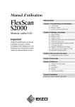 FlexScan S2000 Manuel d`utilisation