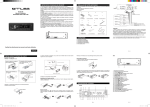 M-095 MR Manuel d`utilisation AUTORADIO AVEC USB & SD