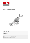 Manuel d`utilisation