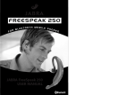 FreeSpeak250 User Manual.qxd