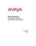 Guide sommaire d`installation matérielle Avaya