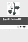 Dome Conference HD - Bosch Security Systems