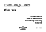 DelayLab Owner`s manual