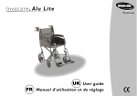 Invacare® Alu Lite User guide