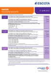 sélection de trajets proposée