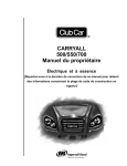 CARRYALL 500/550/700 Manuel du propriétaire Électrique