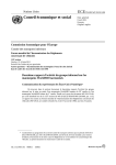 Conseil &eacute;conomique et social Distr. g&eacute;n&eacute;rale