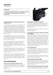 Sony : Informations produit : DVW-970P (DVW970P
