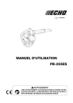 MANUEL D`UTILISATION PB-255ES